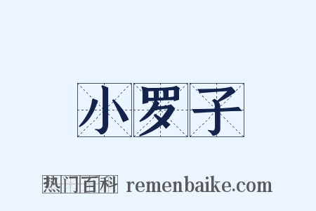 小罗子是什么意思的图片